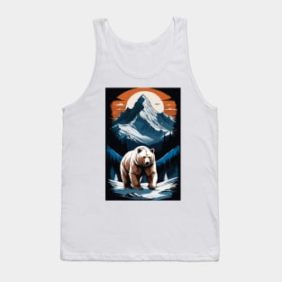 Bear and the Mountain Tank Top